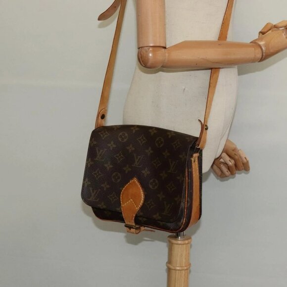 LOUIS VUITTON Monogram Cartouchiere MM Shoulder Bag LV Auth - Picture 14 of 16